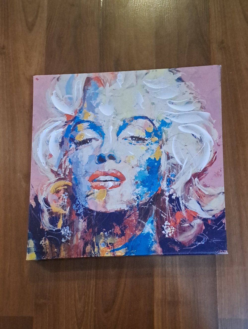 Marilyn Monroe Colourful Pop Art Portrait 12"x12"